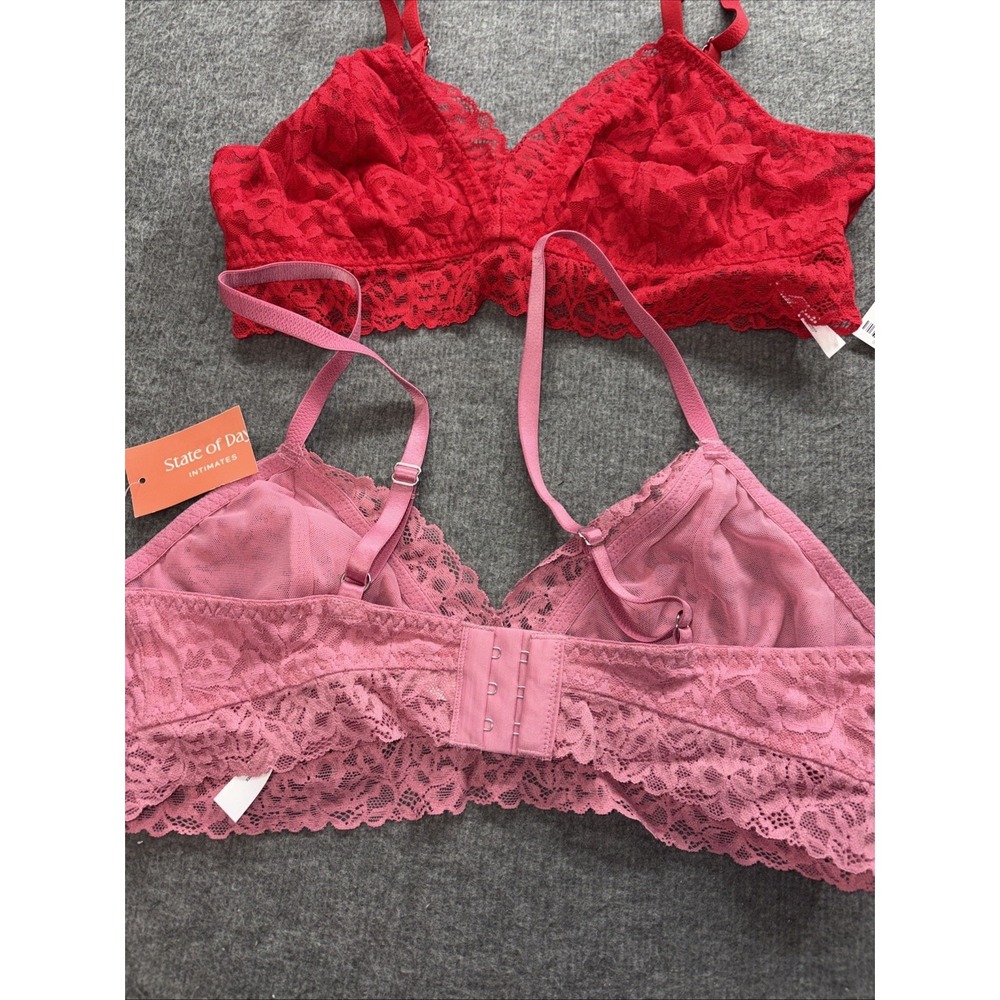 2X State Of Day Intimates Lease Brawl's Red Berry Medium - Picture 2 of 6